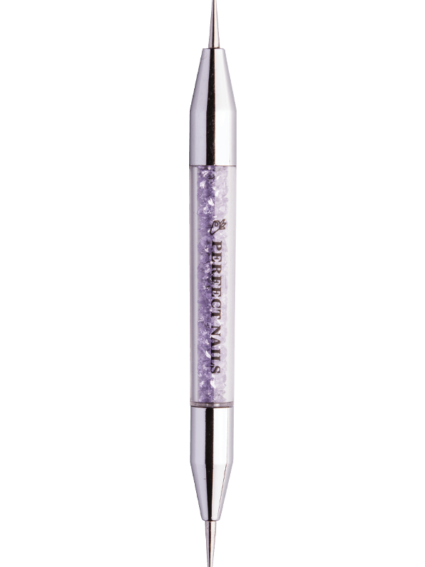 Nail Art Nadel - Spot Swirl mit Diamant Griff – Bild 1