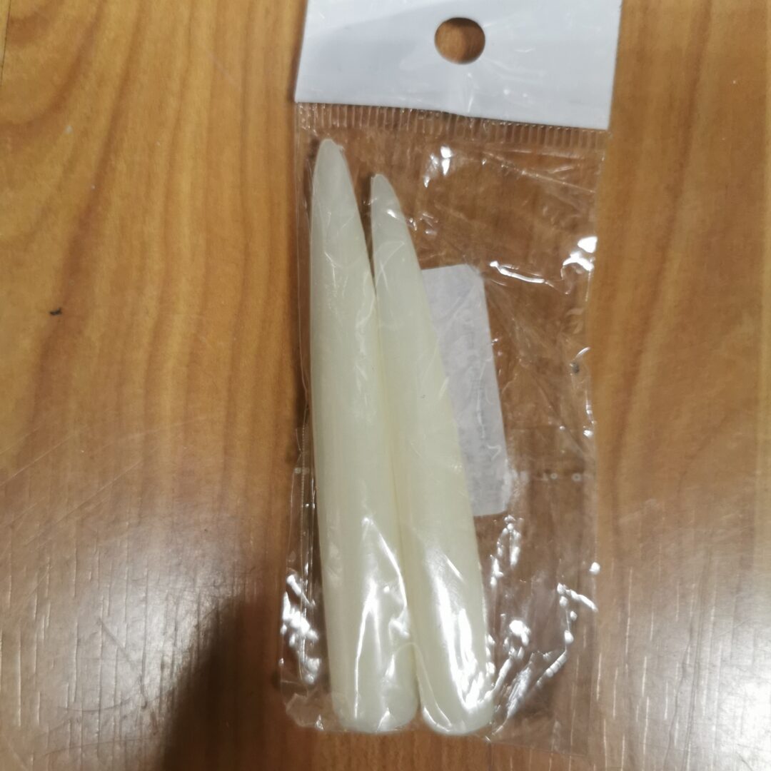 Nail Tip Extra Long Stiletto, 12 Stück, natur – Bild 1