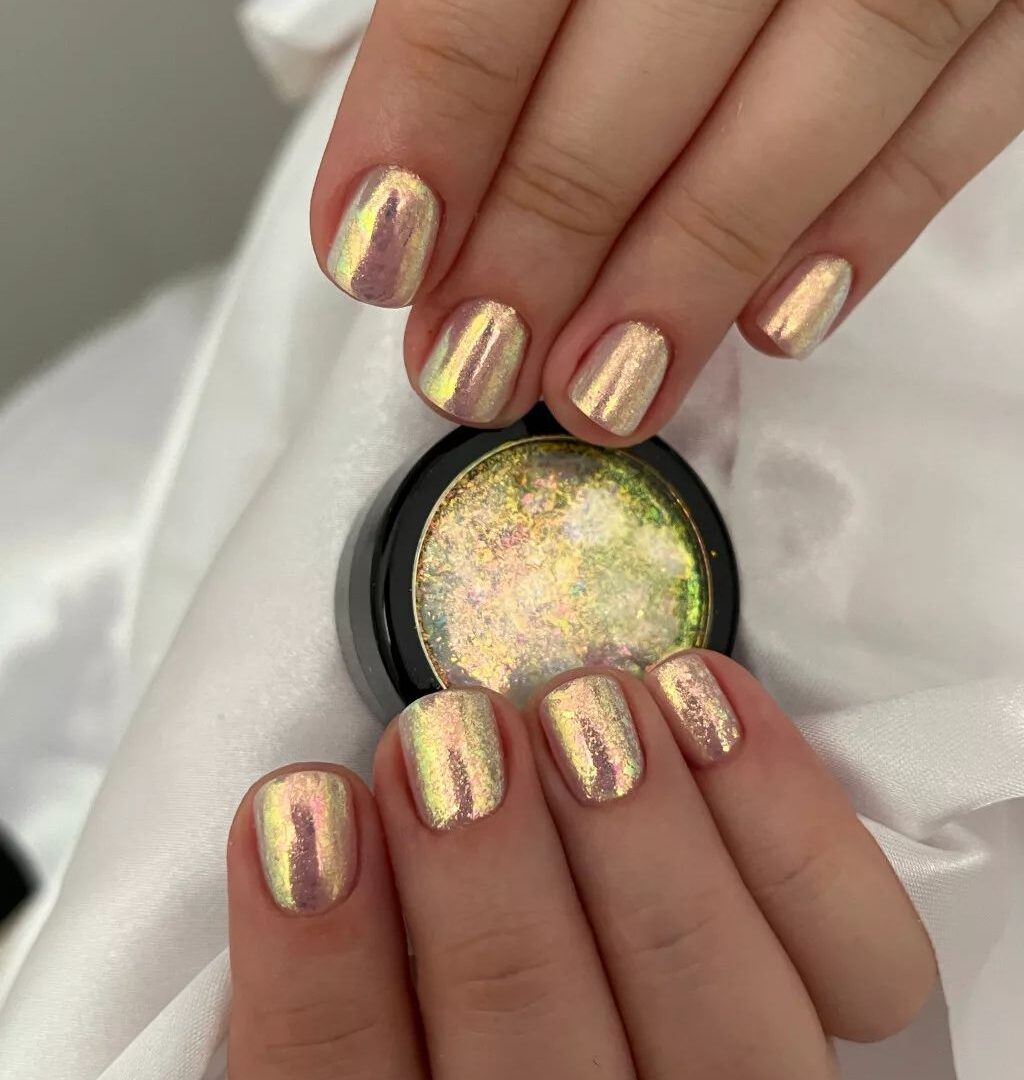 Sparkling Flakes - Gold Quartz – Bild 4