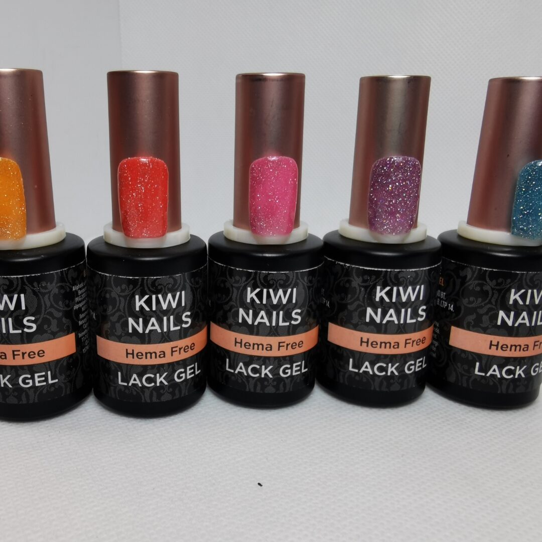 Hema Free LackGel Kit- Easter Sparkle 5*8 ml – Gel Polish Set - Kiwi Nails – Bild 2