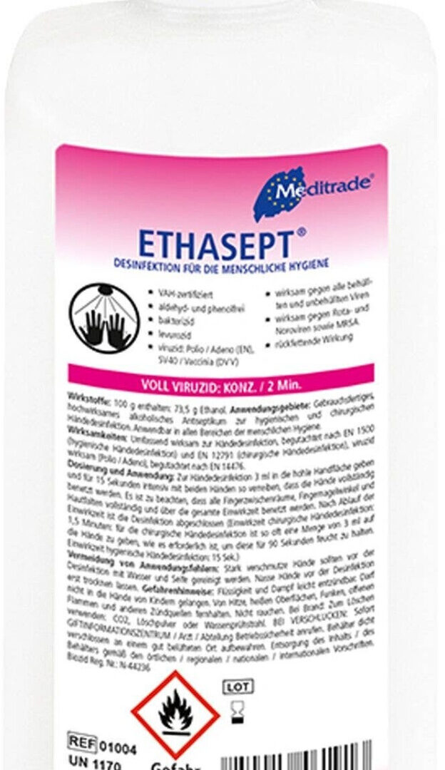 Meditrade® Ethasept® Händedesinfektionsmittel 500ml – Bild 1