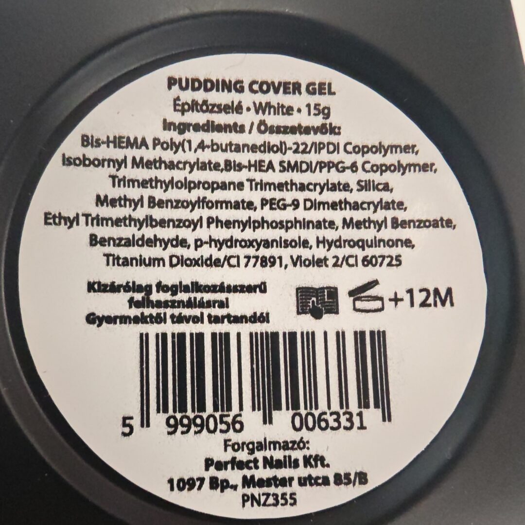 Pudding Cover Gel - Builder Gel - White 15g – Bild 4