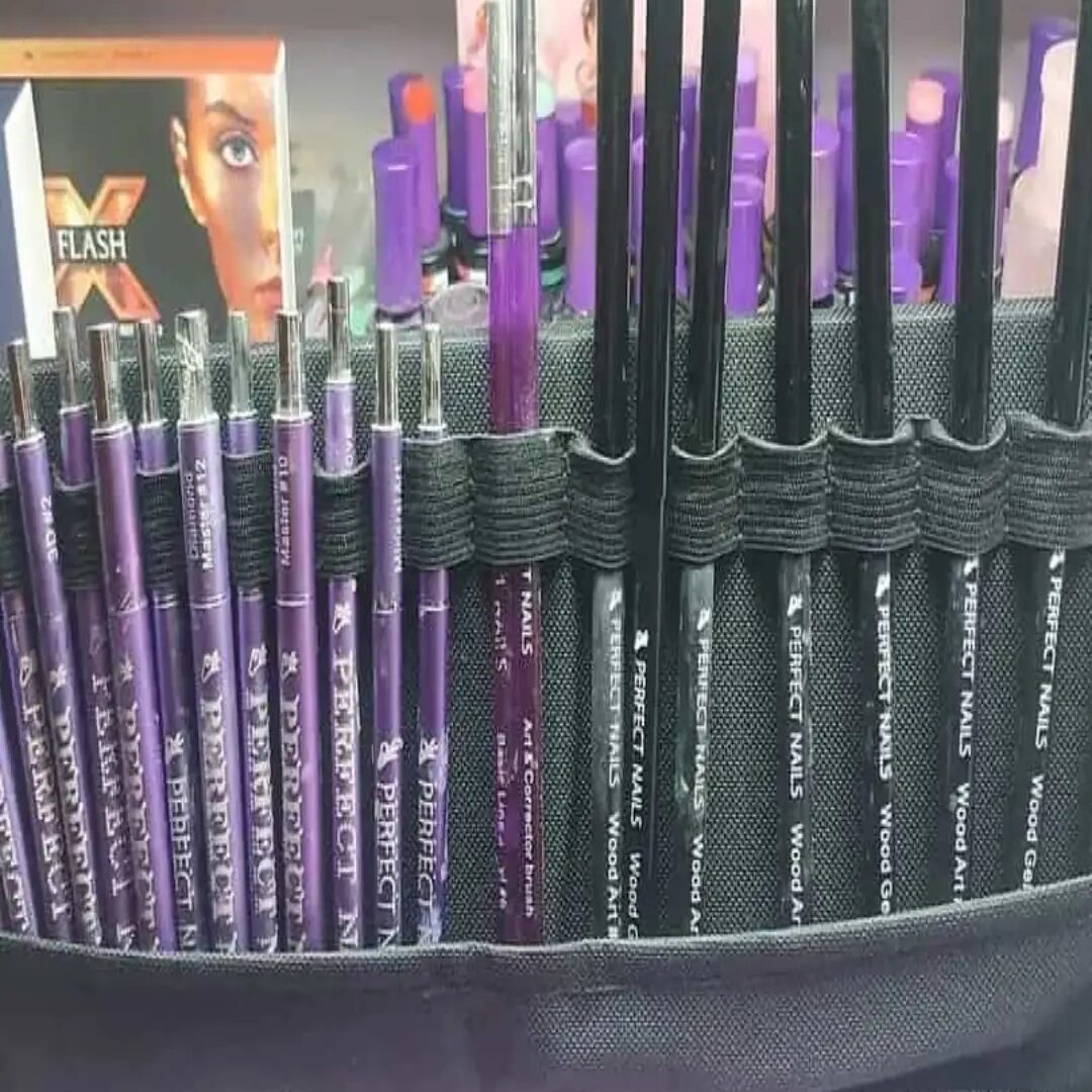 Aufstellbare Pinseltasche mit Reißverschluss – Bild 2