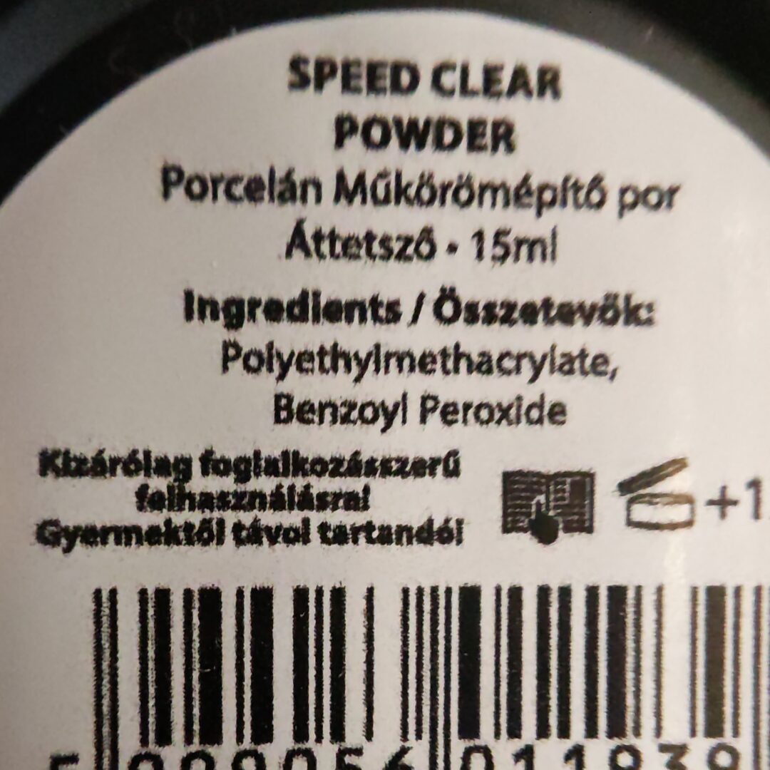 Acrylic - Speed Clear Powder 140g – Bild 3