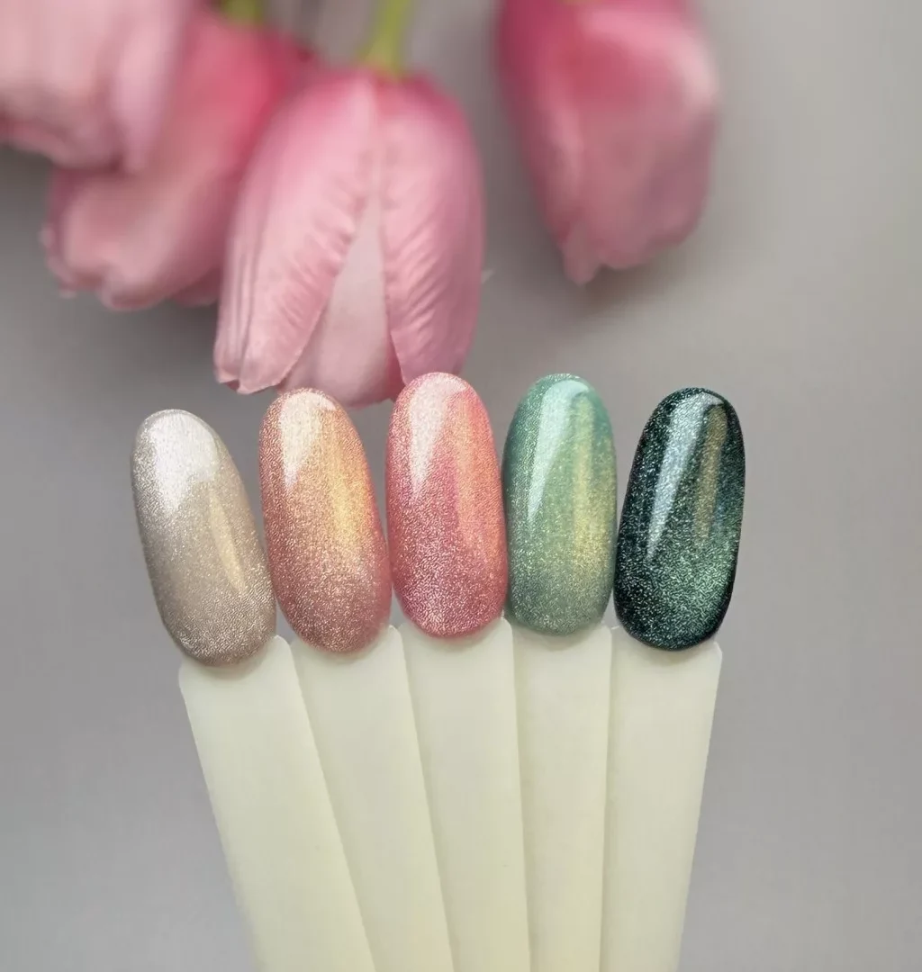 Hema Free Cat Eye Gel Polish - CE044 Turquoise - 8ml – Bild 2