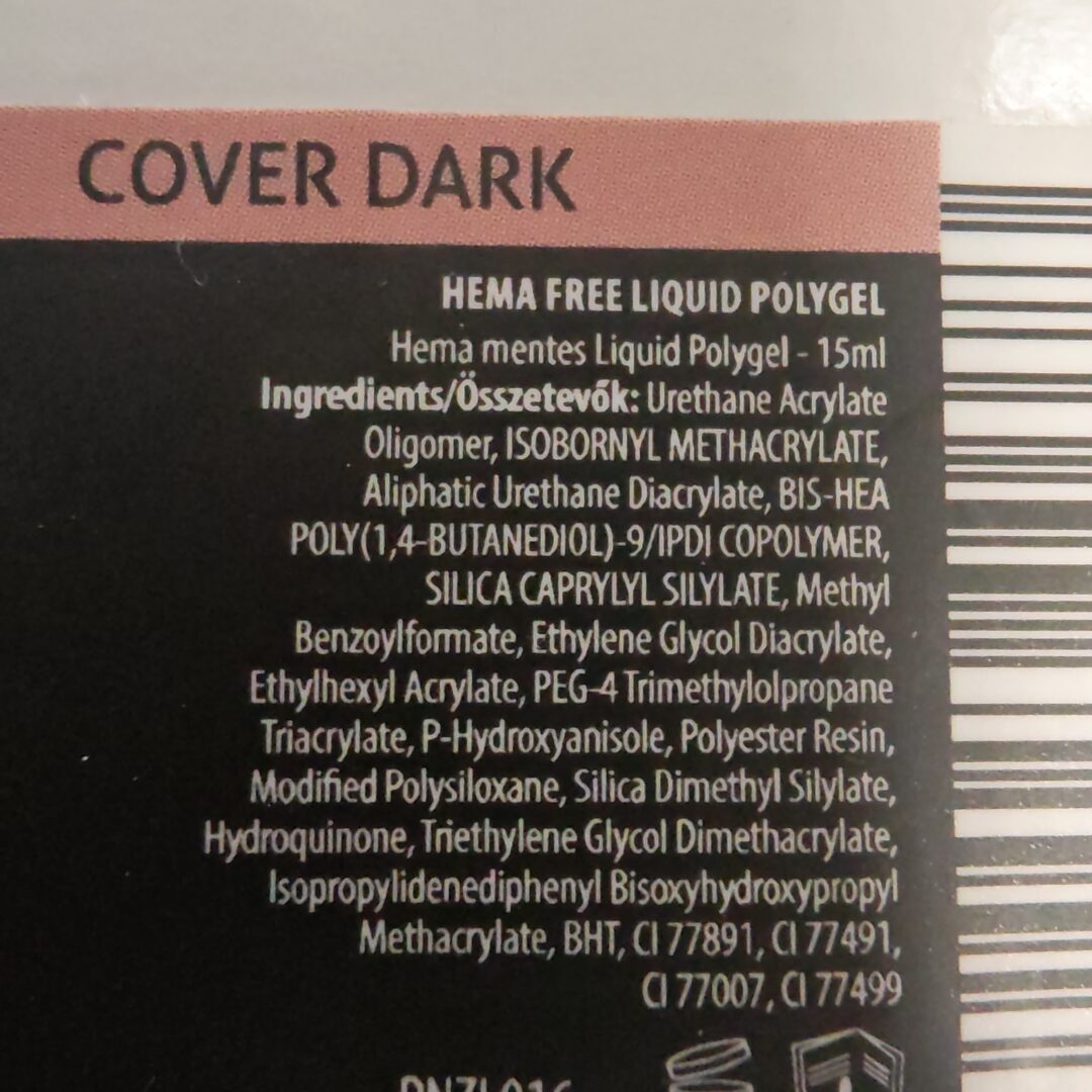 Liquid Polygel Hema Free - Cover Dark - 15ml – Bild 4